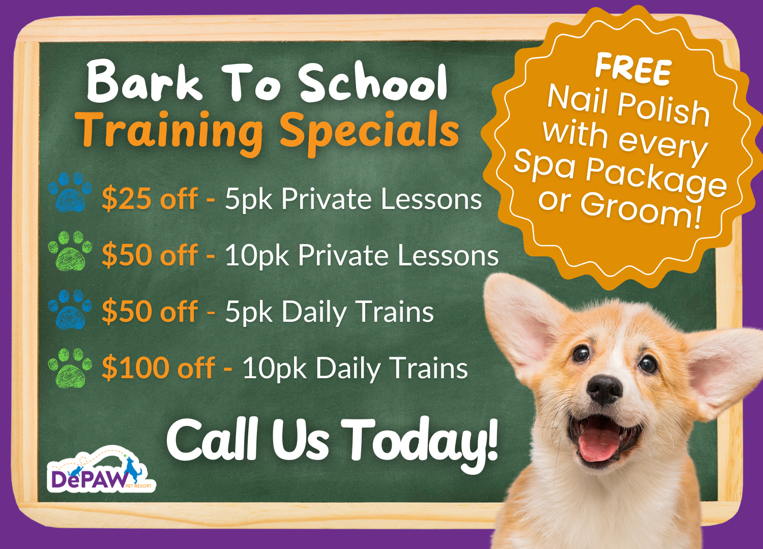 Bark to School Pop-Up